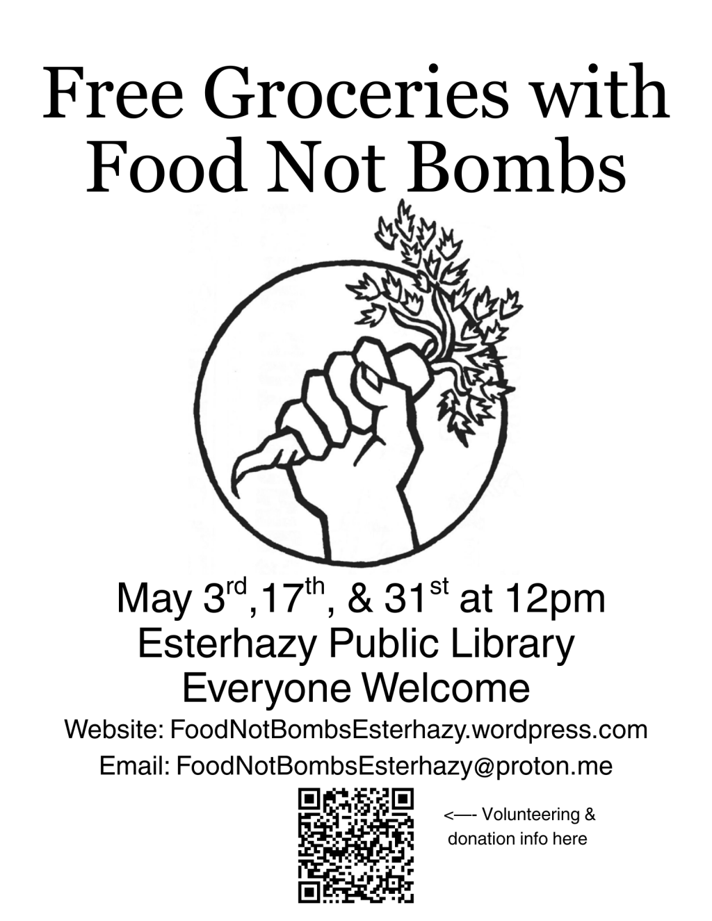 Free Groceries Schedule – May&nbsp;2025