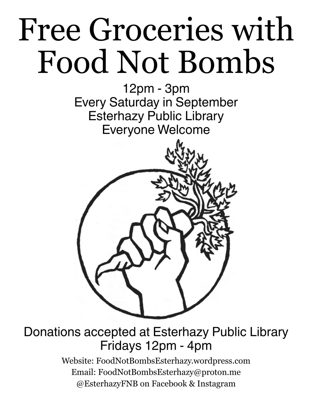 Free Groceries Schedule – September&nbsp;2025